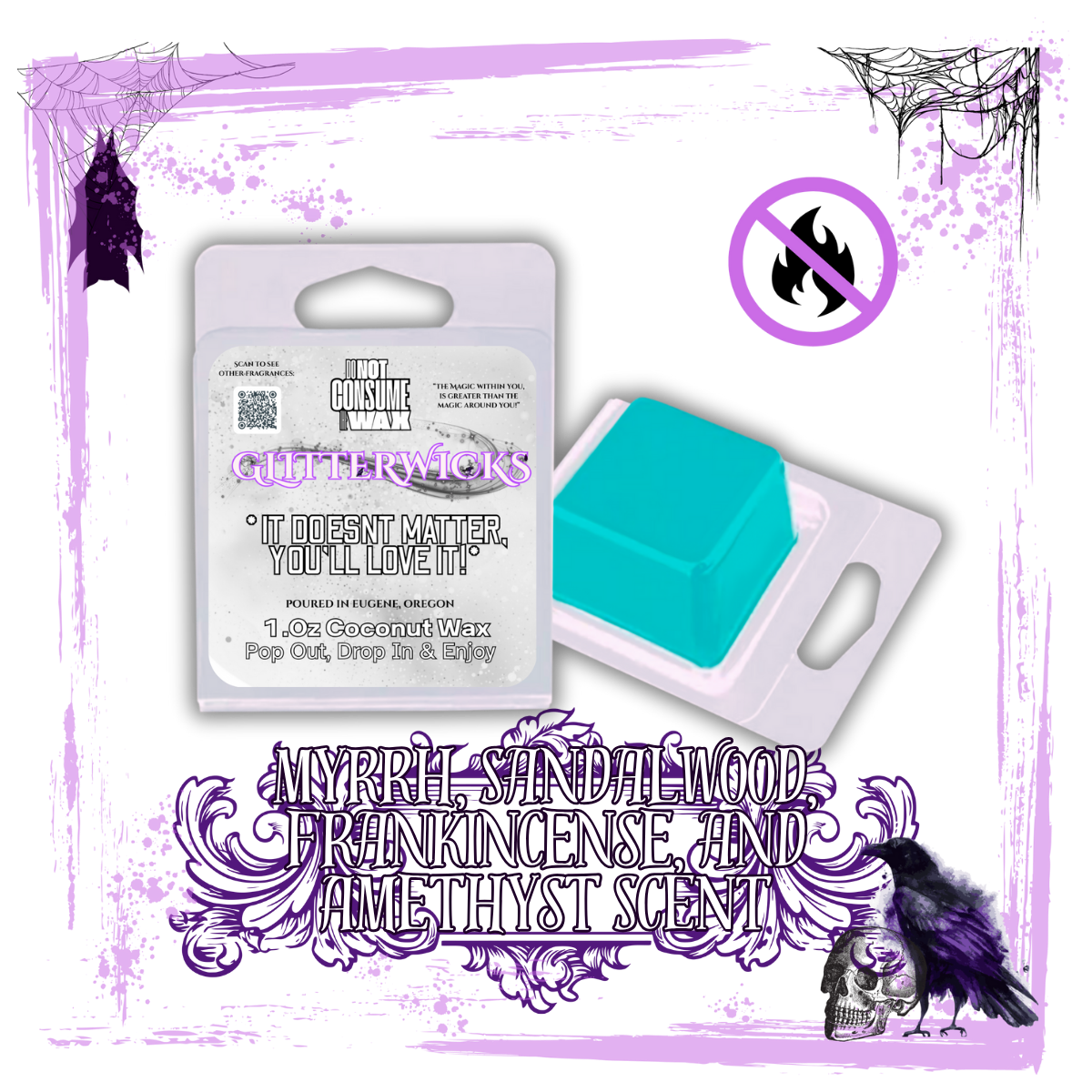 Emotional Damage : Myrrh, Sandalwood, Frankincense & Amethyst Scent
