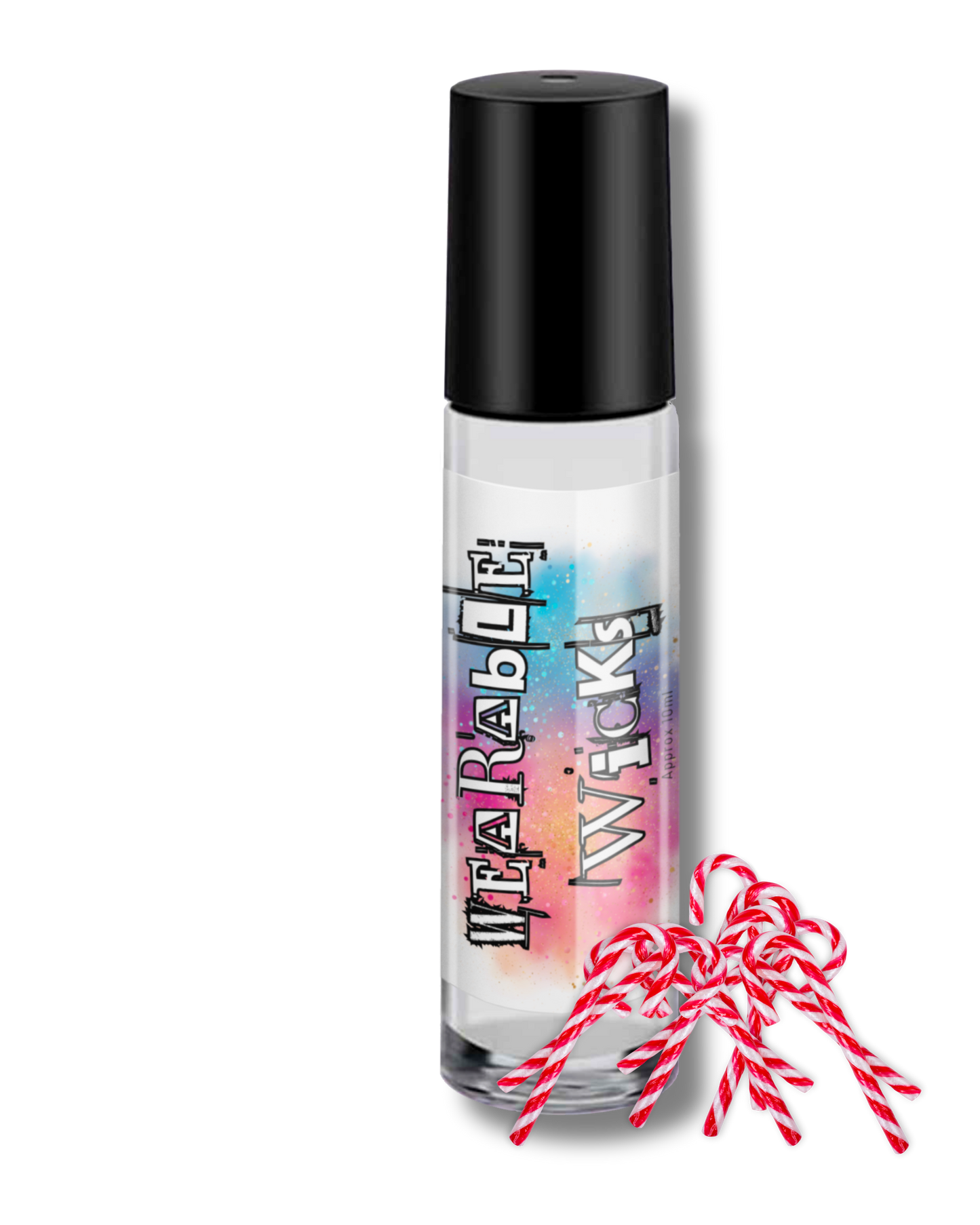 Candy Cane Lane Wearable Roll On: Peppermint Scent by Glitterwicks