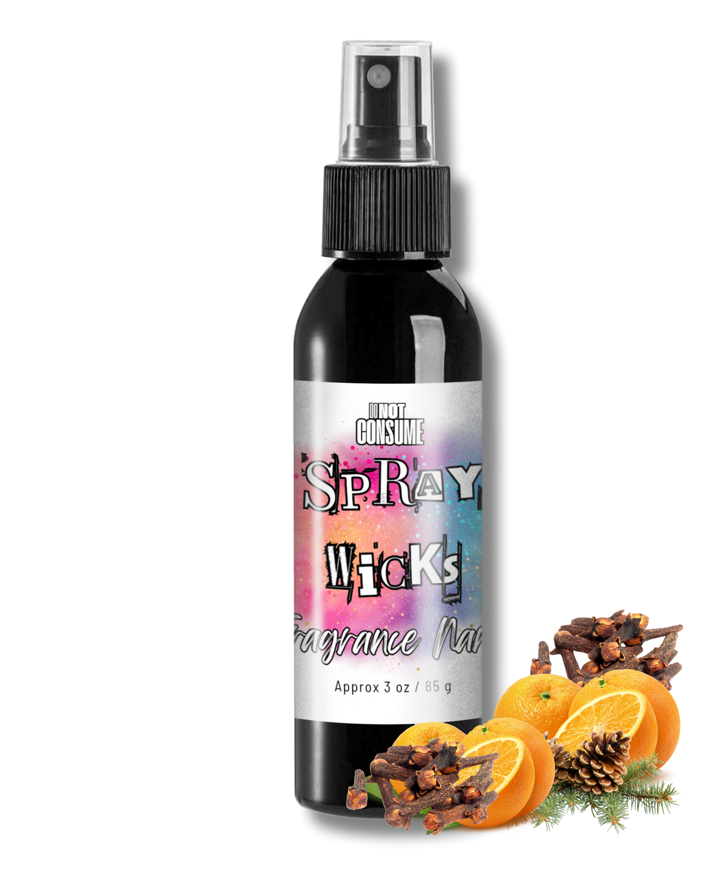 Christmas Date Room/Linen/Body Spray: Orange, Clove & Pine Scent by GlitterWicks