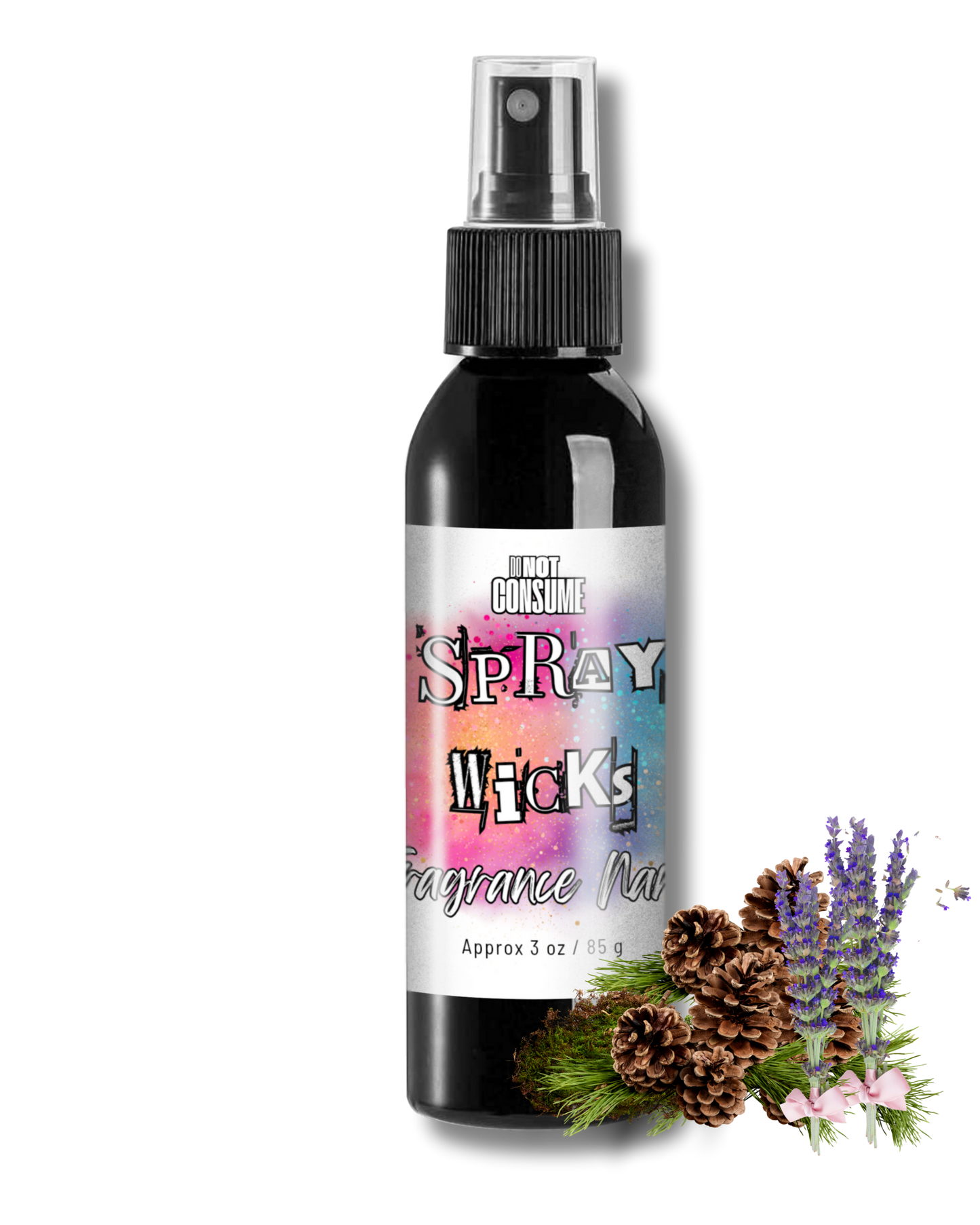 Christmas Nights Room/Linen/Body Spray: Pine, Lavender & Oakmoss Scent by GlitterWicks