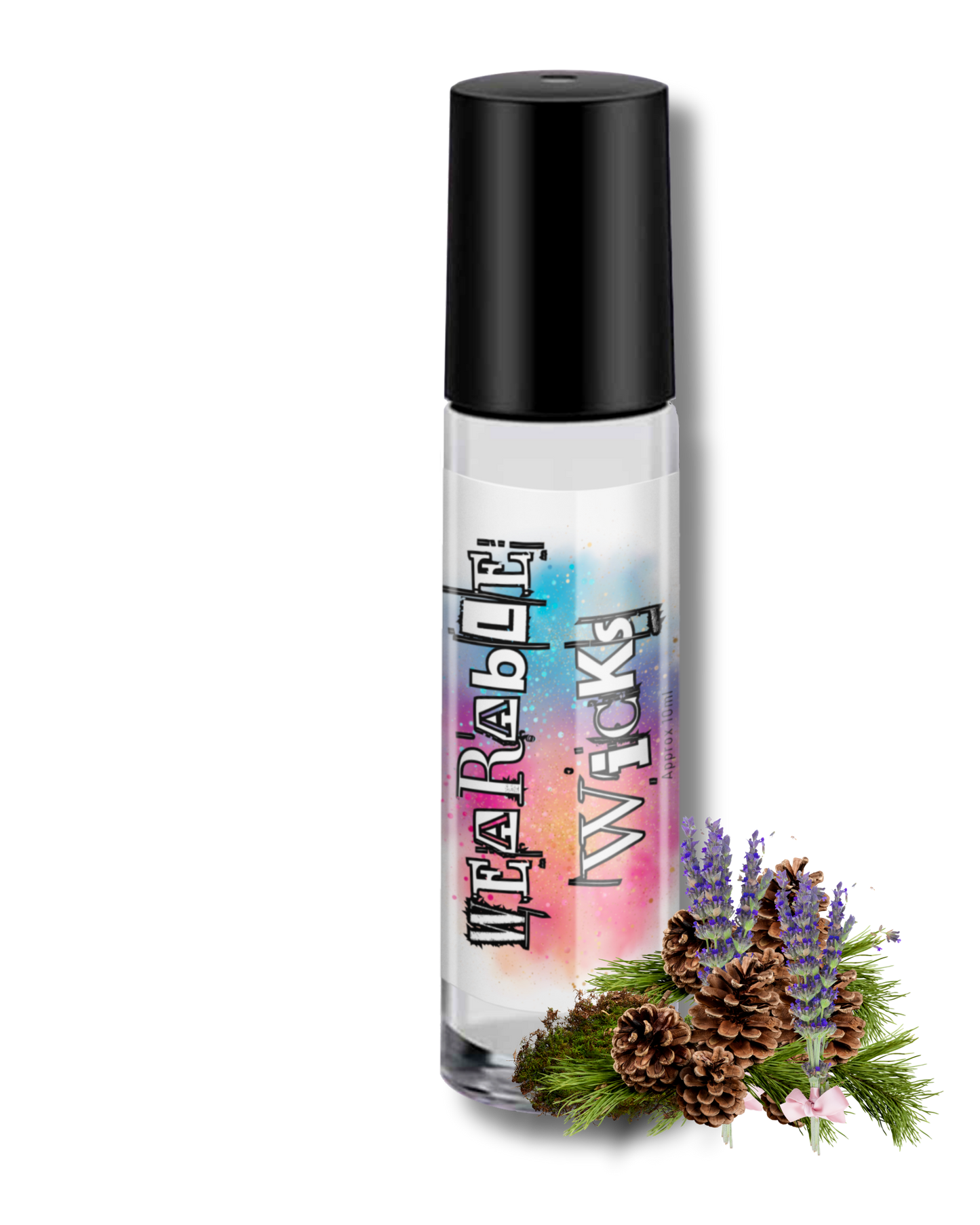 Christmas Nights Wearable Roll On: Pine, Lavender & Oakmoss Scent by GlitterWicks