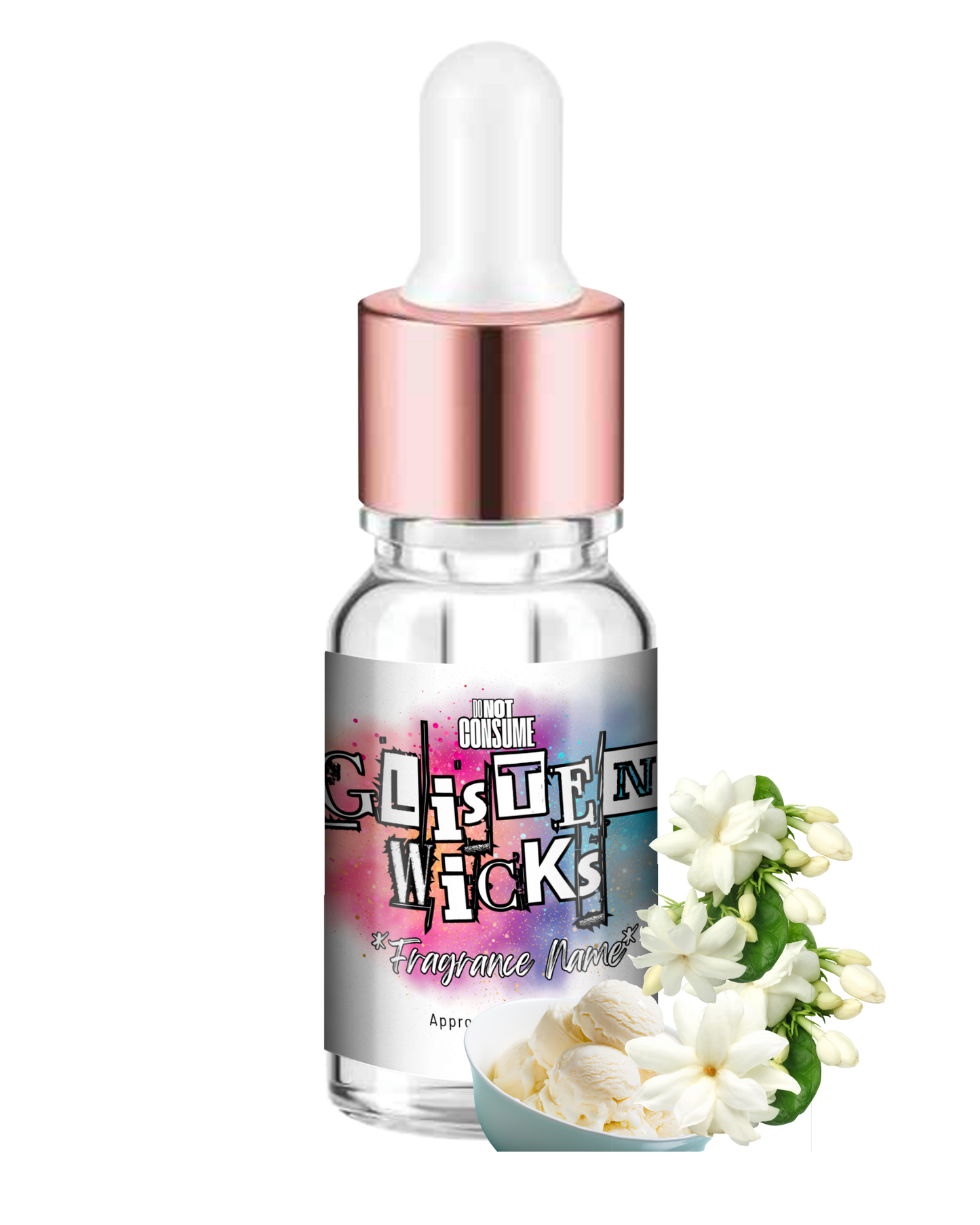 E Vonnee Body Oil: Jasmine & Vanilla Scent by GlitterWicks