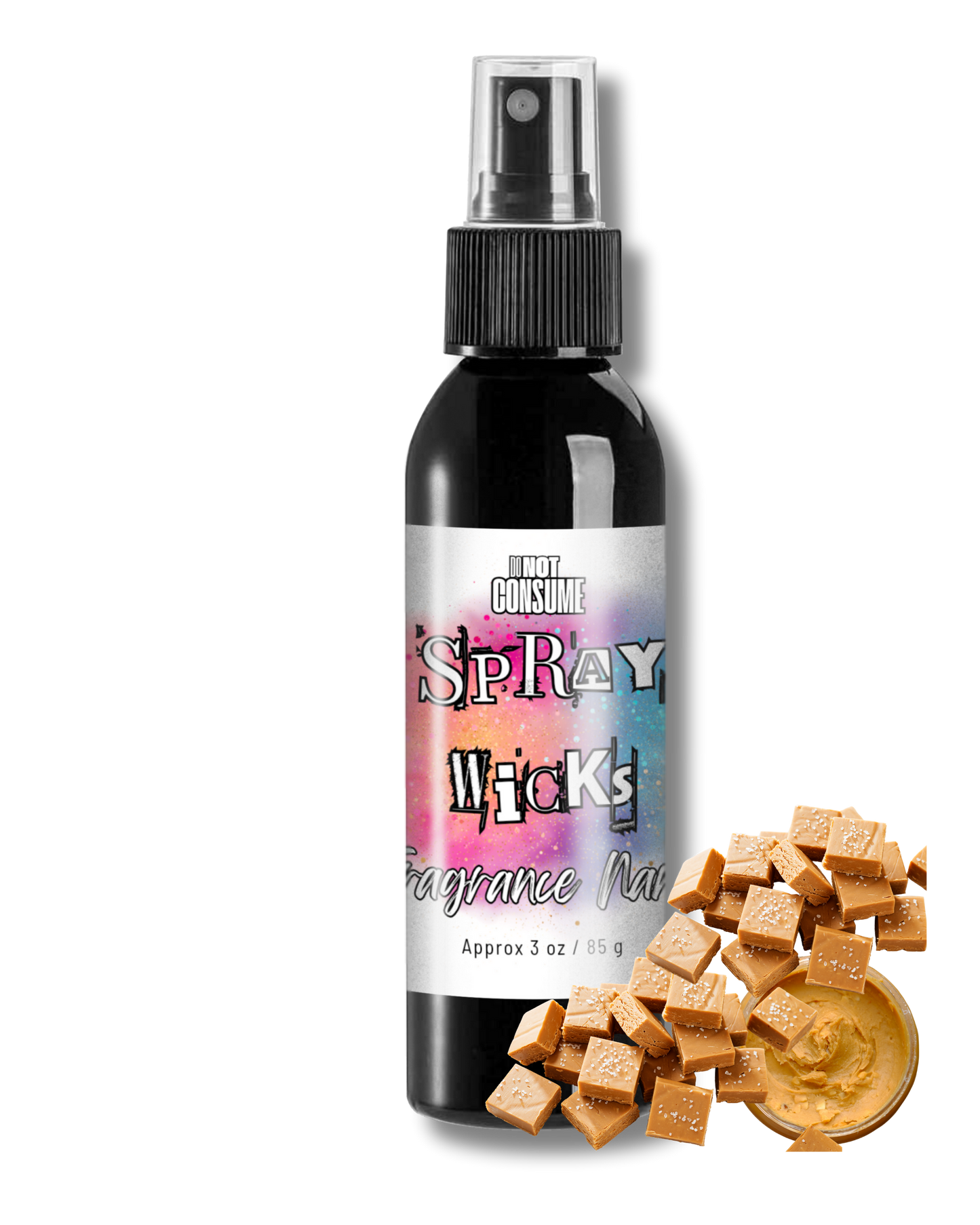Gooey Palette Room/Linen/Body Spray: Peanut Butter Fudge Scent by GlitterWicks