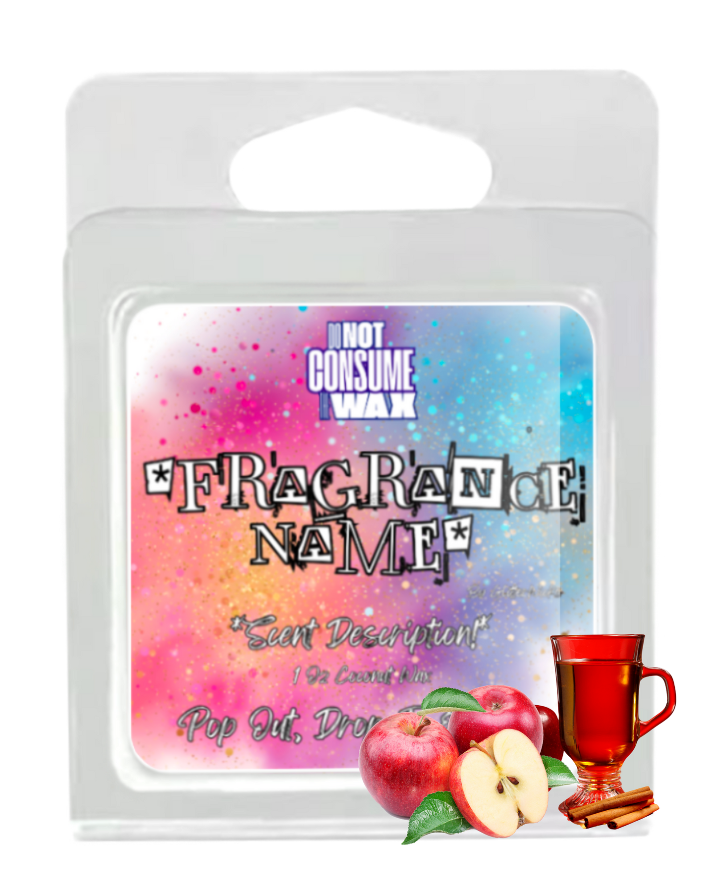 Apfelwein Mini Wax Melts: Apple Cider Scent by GlitterWicks