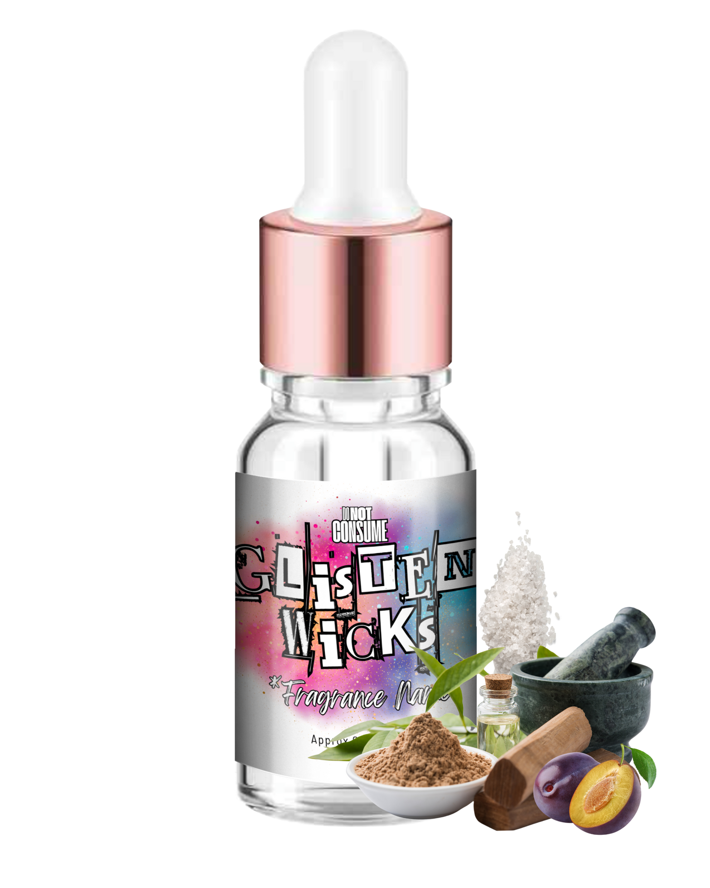 Iconic Body Oil: Petitgrain, Sea Salt, Eucalyptus & Musk Scent by GlitterWicks