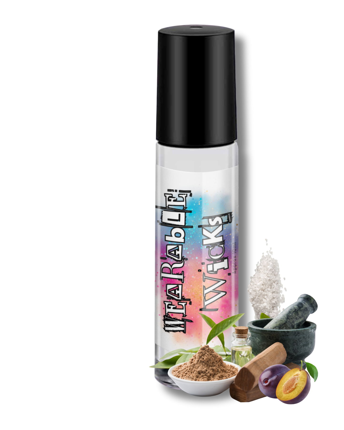 Iconic Wearable Roll On:Petitgrain, Sea Salt, Eucalyptus & Musk Scent by GlitterWicks