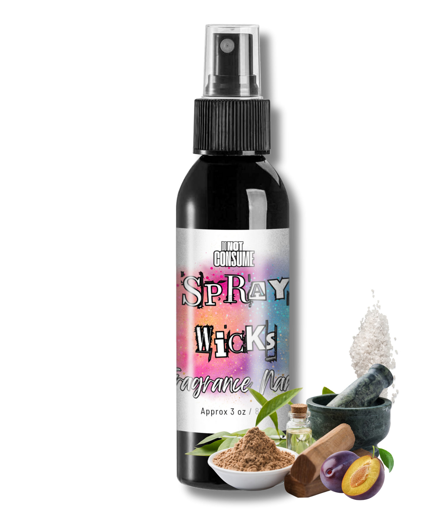 Iconic Room/Linen/Body Spray:Petitgrain, Sea Salt, Eucalyptus & Musk Scent by GlitterWicks