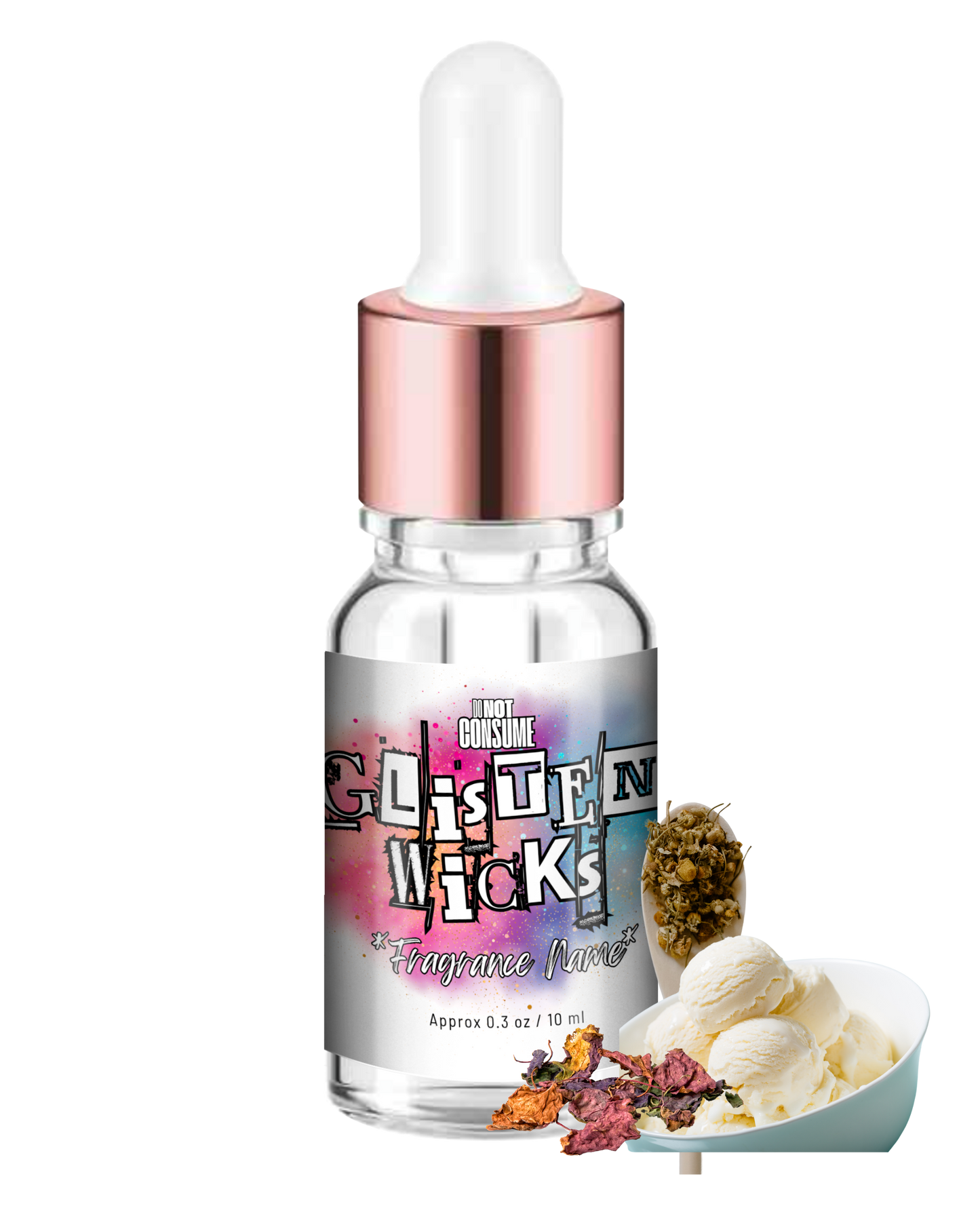 Kristle Klear Body Oil: Vanilla & Patchouli Scent by GlitterWicks