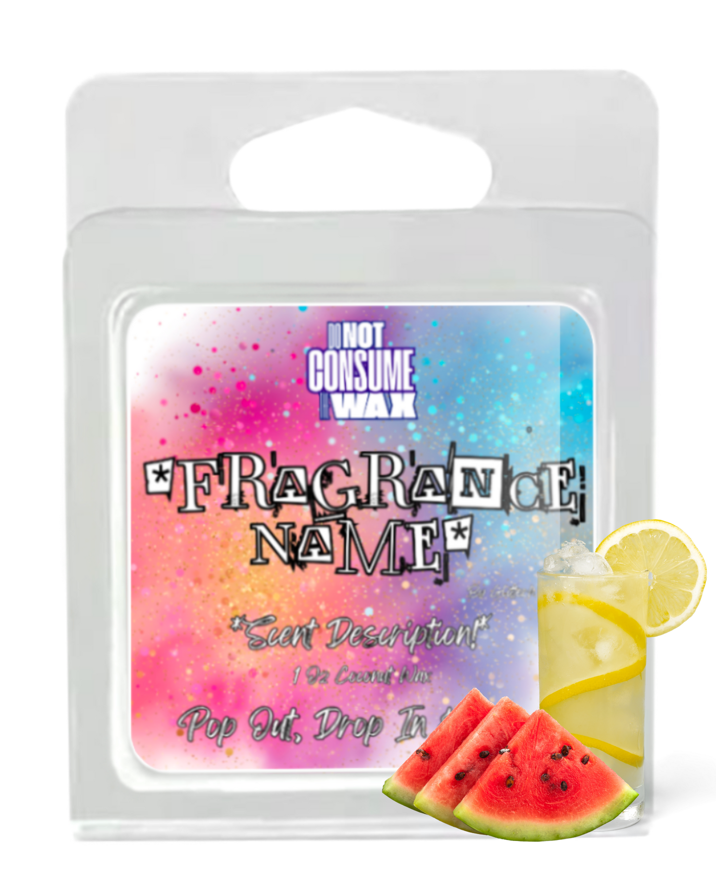 My Heart Mini Wax Melt: Watermelon Lemonade Scent by GlitterWicks