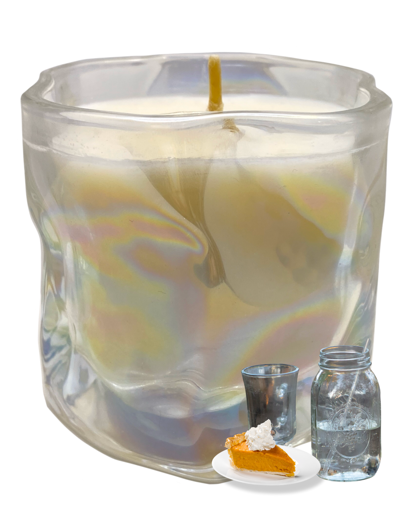 Moonkin Pumpie Candle: Moonshine Pumpkin Pie Scent by Glitterwicks