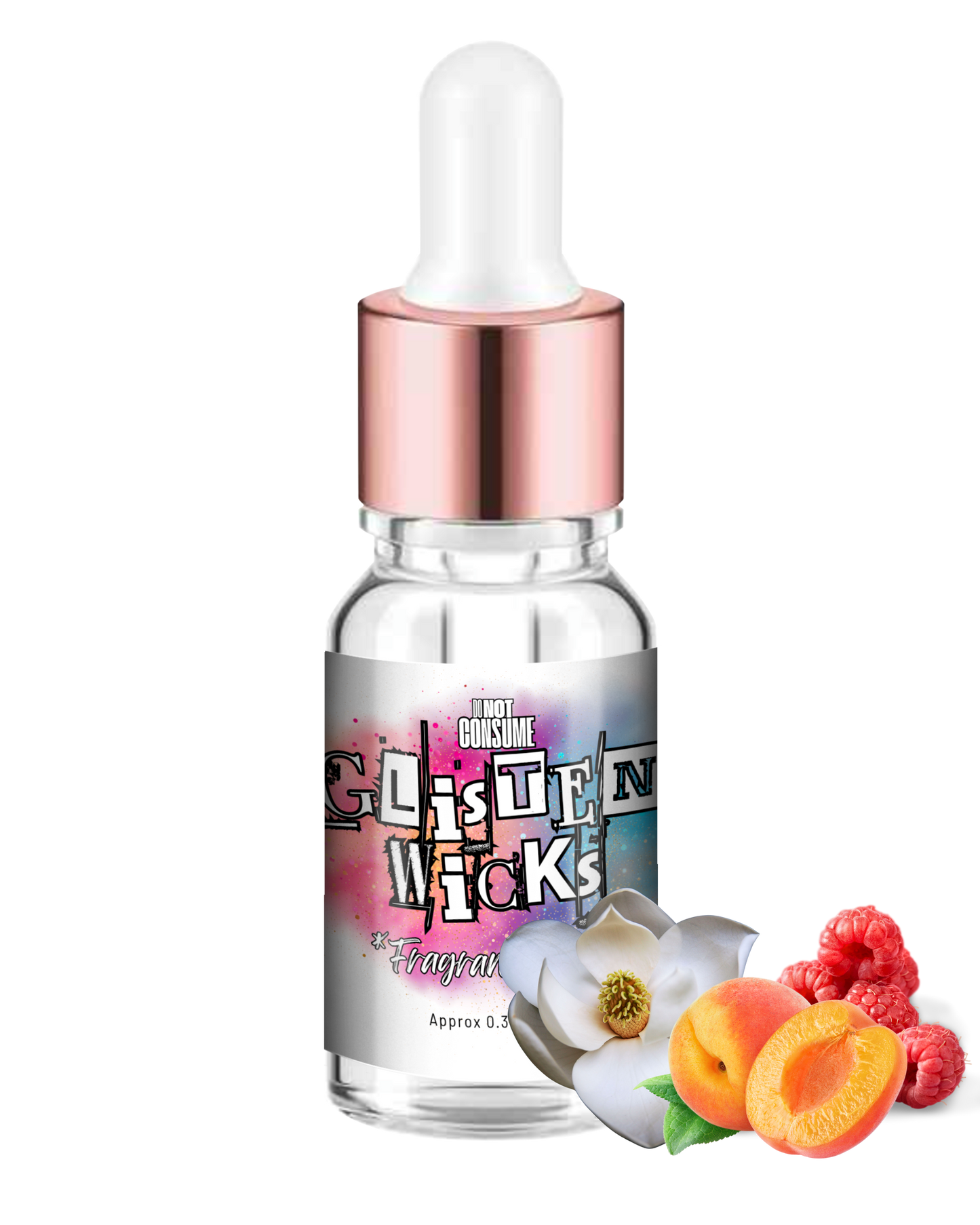 Sweet Magnolia Body Oil: Magnolia, Peach & Raspberry Scent by GlitterWicks