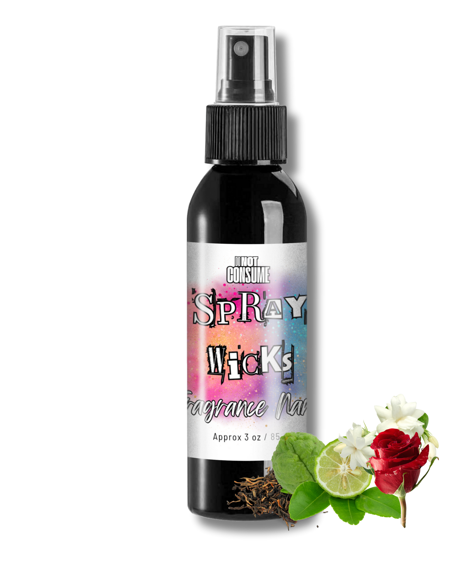 Au Voleur Linen/Room Spray: White Tea, Rose, Bergamot & Lily Scent by GlitterWicks