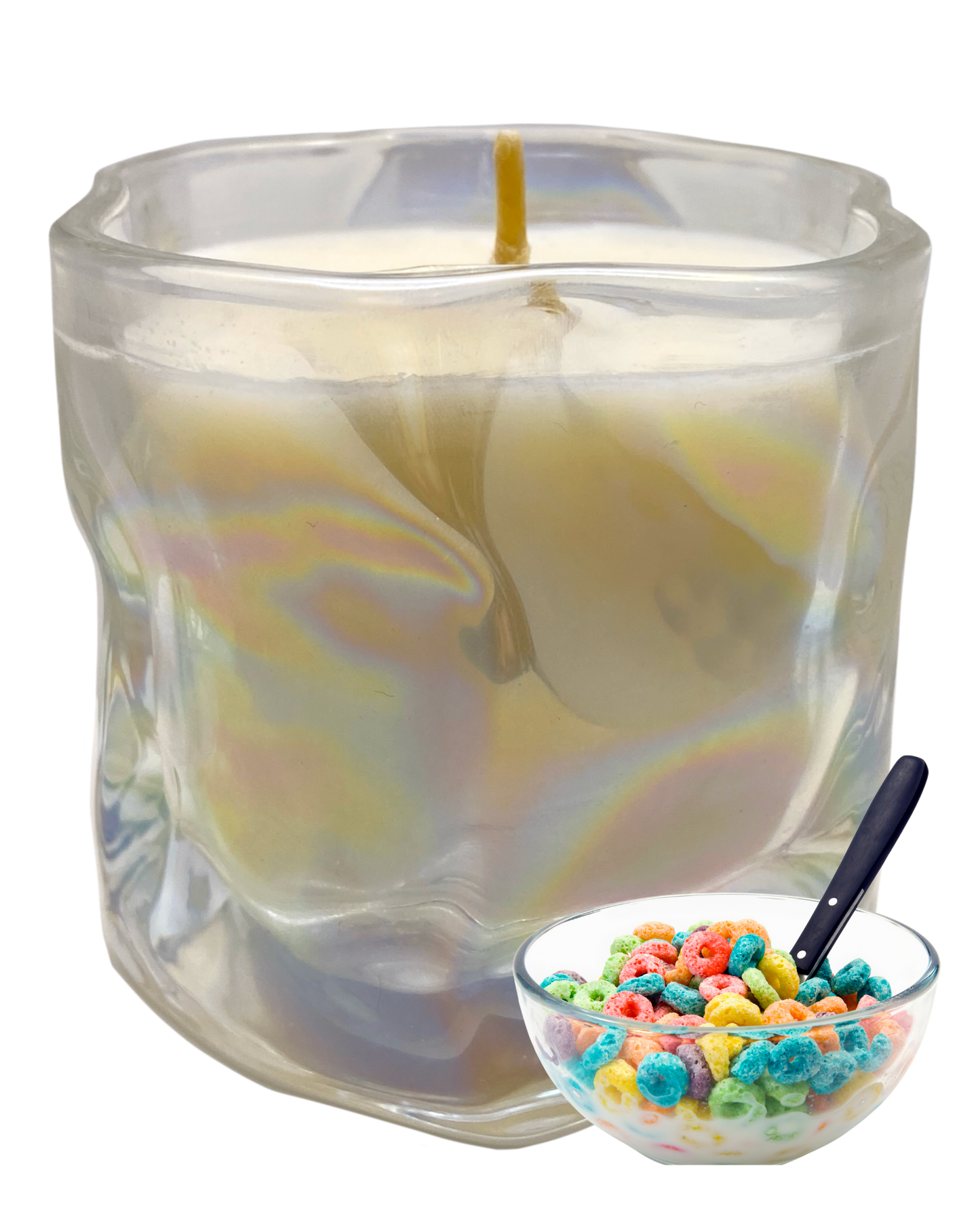 Morning Cartoons Candle: Fruit Loops Scent by GlitterWicks