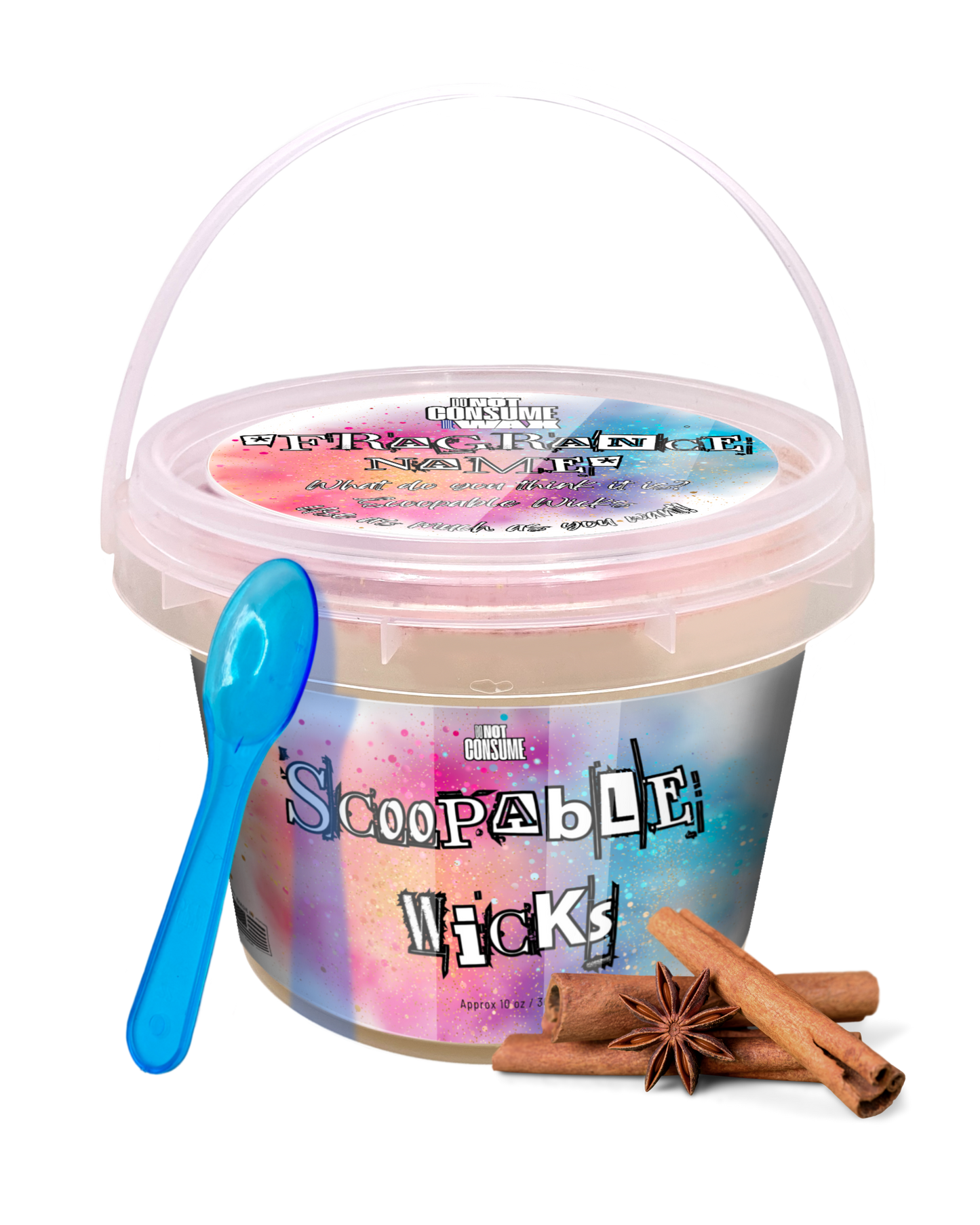 Cinnamon Sticks Scoopable Wax: Cinnamon Stick Scent by GlitterWicks