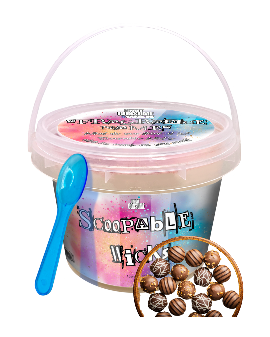 Nut In The Slightest Scoopable Wax: Praline Scent by Glitterwicks