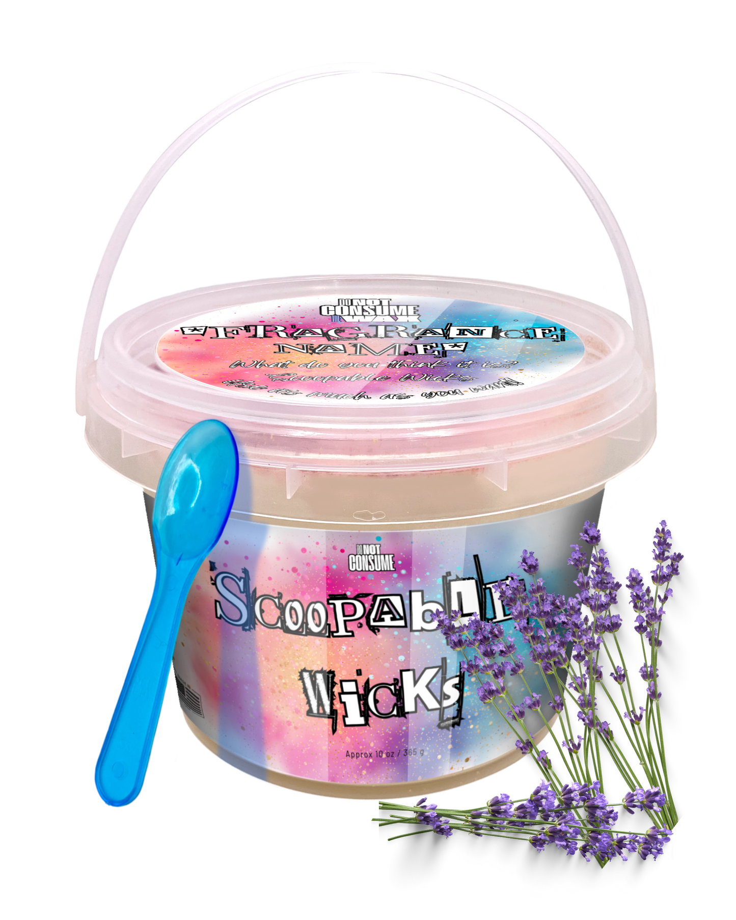 Lyssinoise Scoopable Wax: Lavender Scent by GlitterWicks
