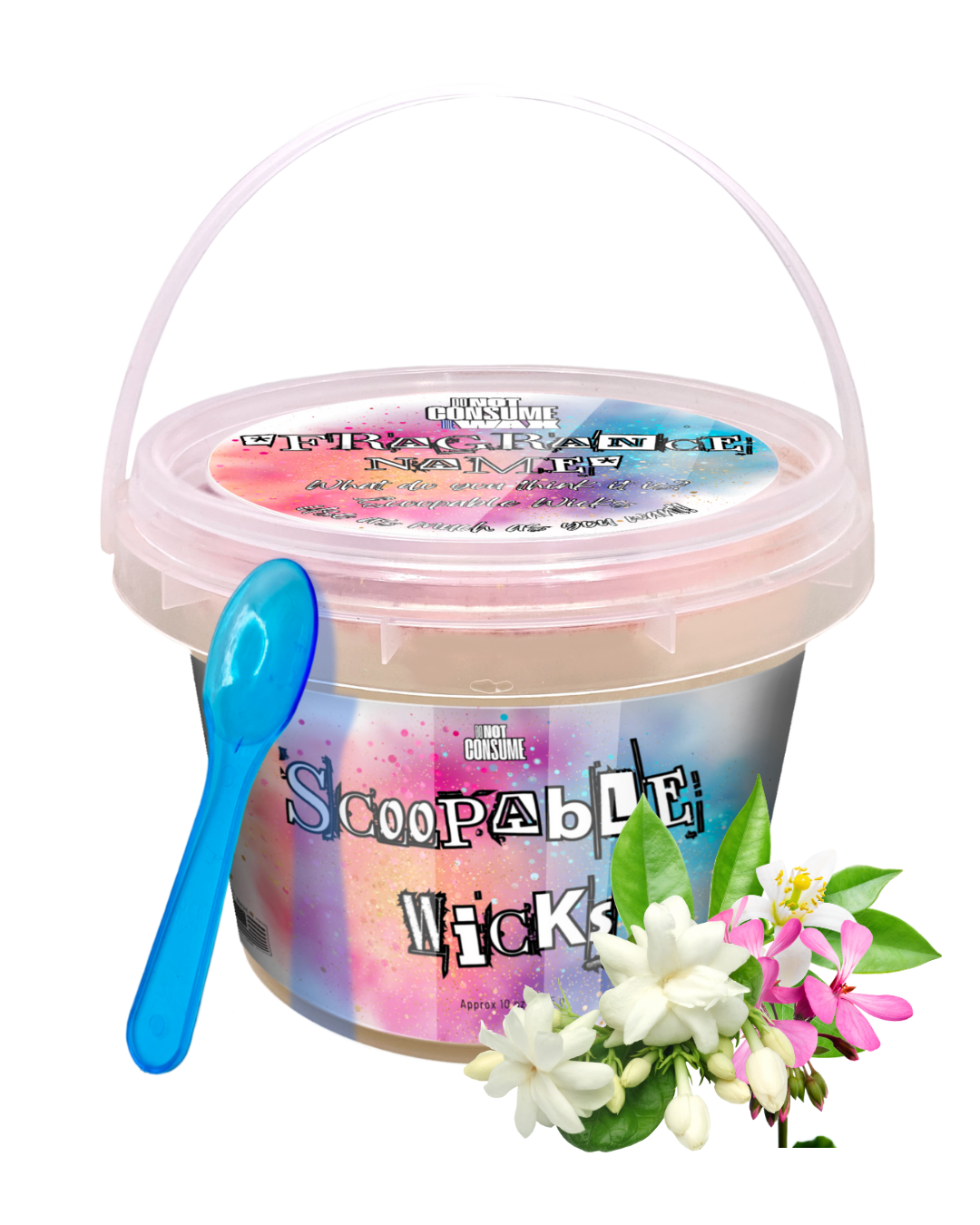 Drippin Scoopable Wax: Musk, Jasmine, Sandalwood & Rosemary Scent by GlitterWicks
