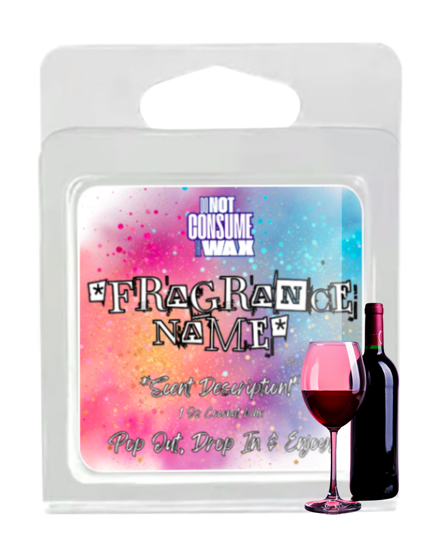 Boozy Q Mini Wax Melt: Sangria Scent by GlitterWicks