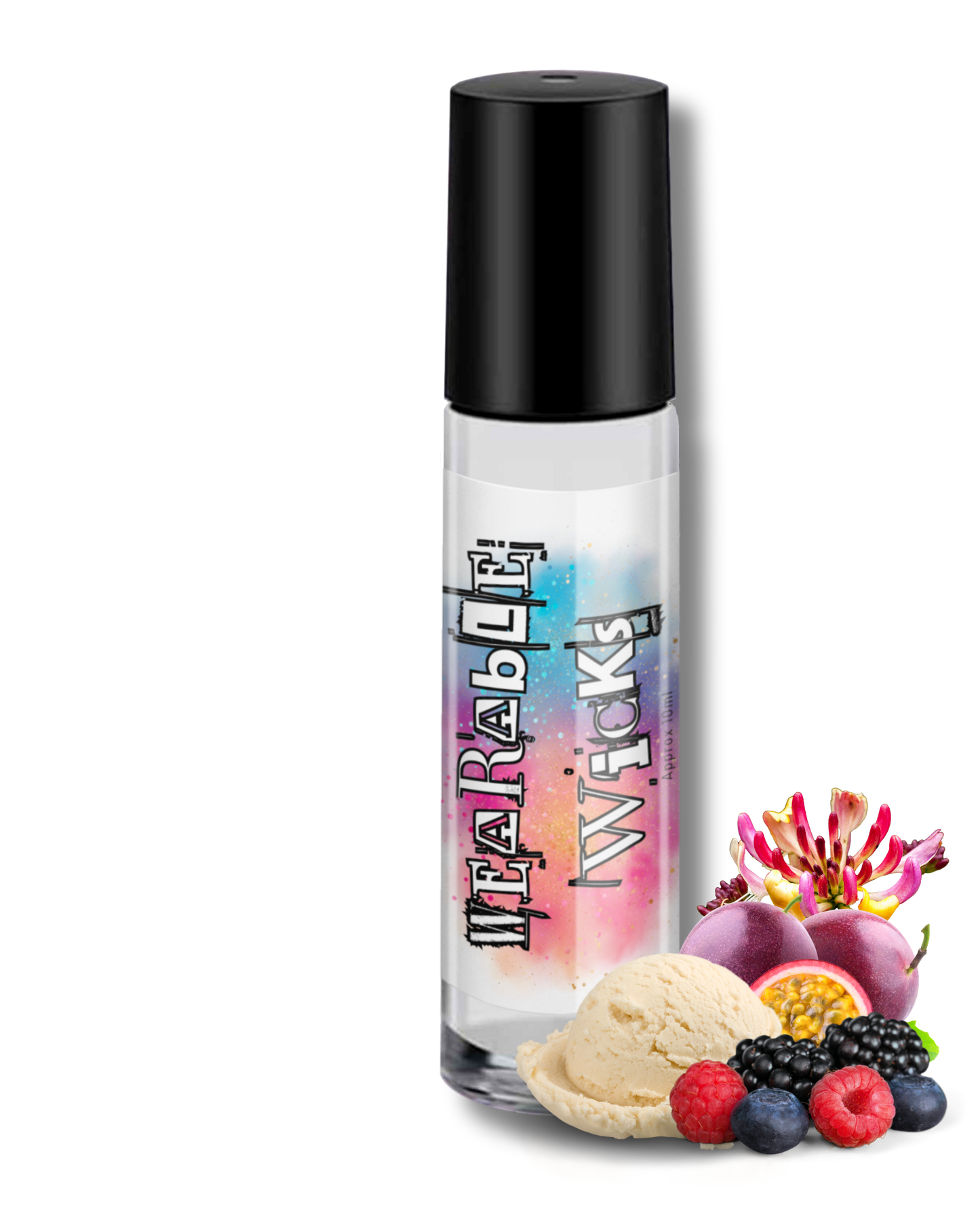 Pixie Dust Wearable Roll On: Orange, Berries & HoneySuckle & Woods Scent by GlitterWicks
