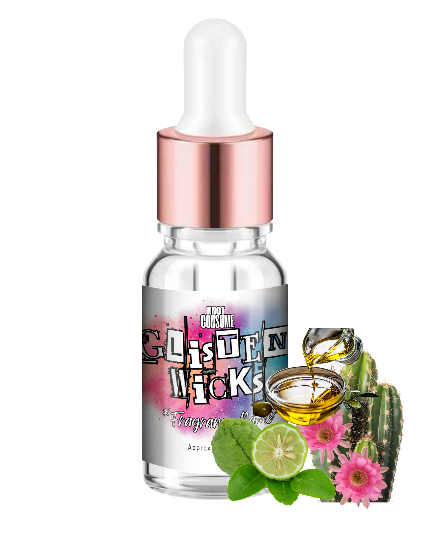 Redemption Body Oil: Aloe, Blossom & Bergamot Scent by GlitterWicks