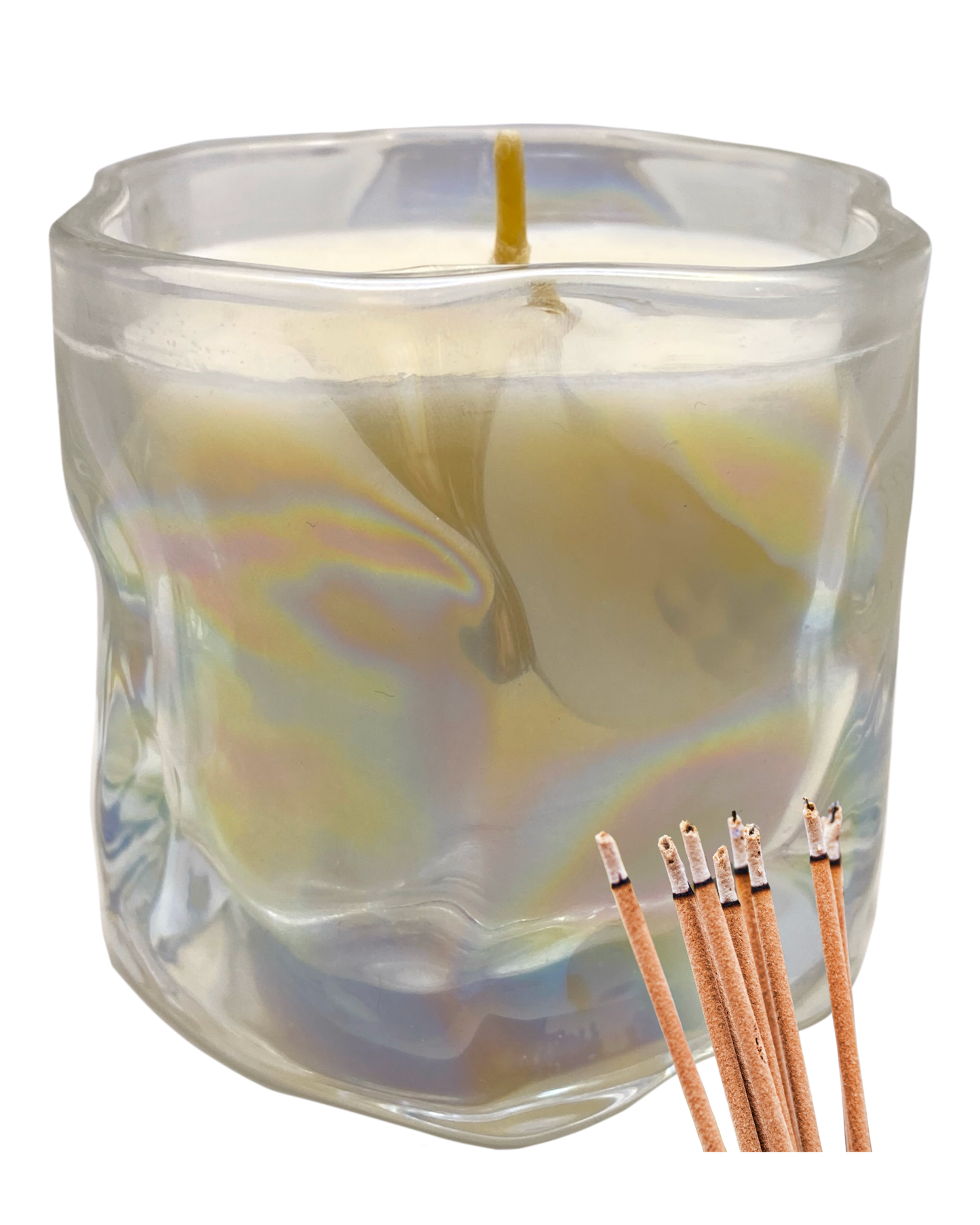 Smoke Shop Candle: Nag Champa Scent by GlitterWicks