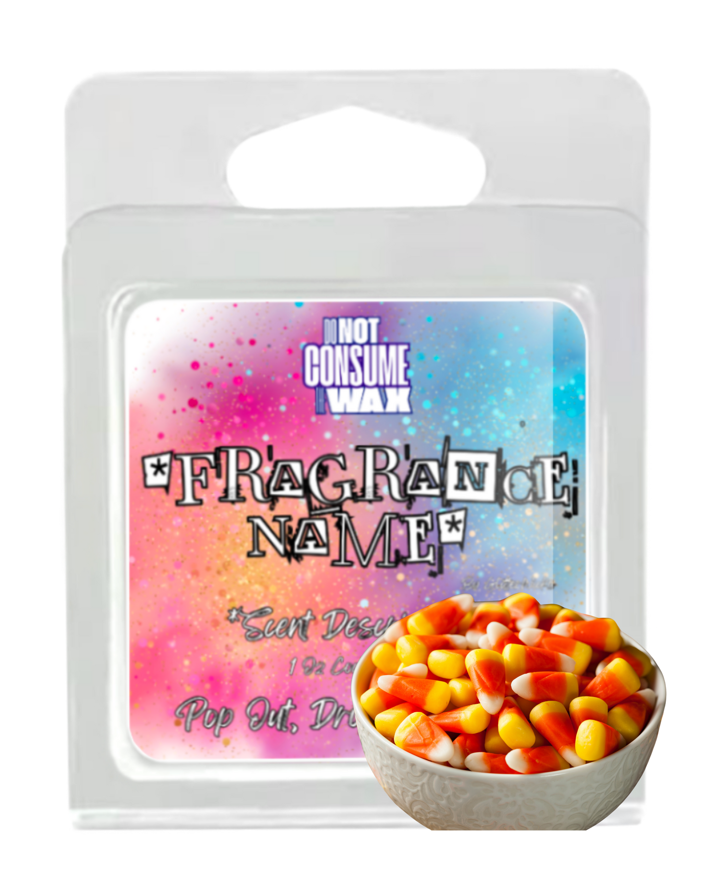Taste Like Candles Mini Wax Melt: Candy Corn Scent by Glitterwicks