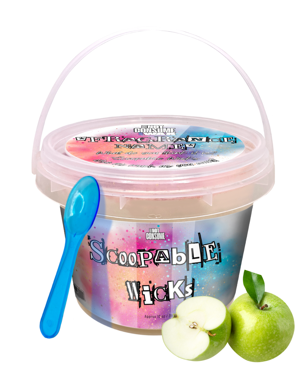 That's Granny Scoopable Wax: Green Apple Scent by GlitterWicks