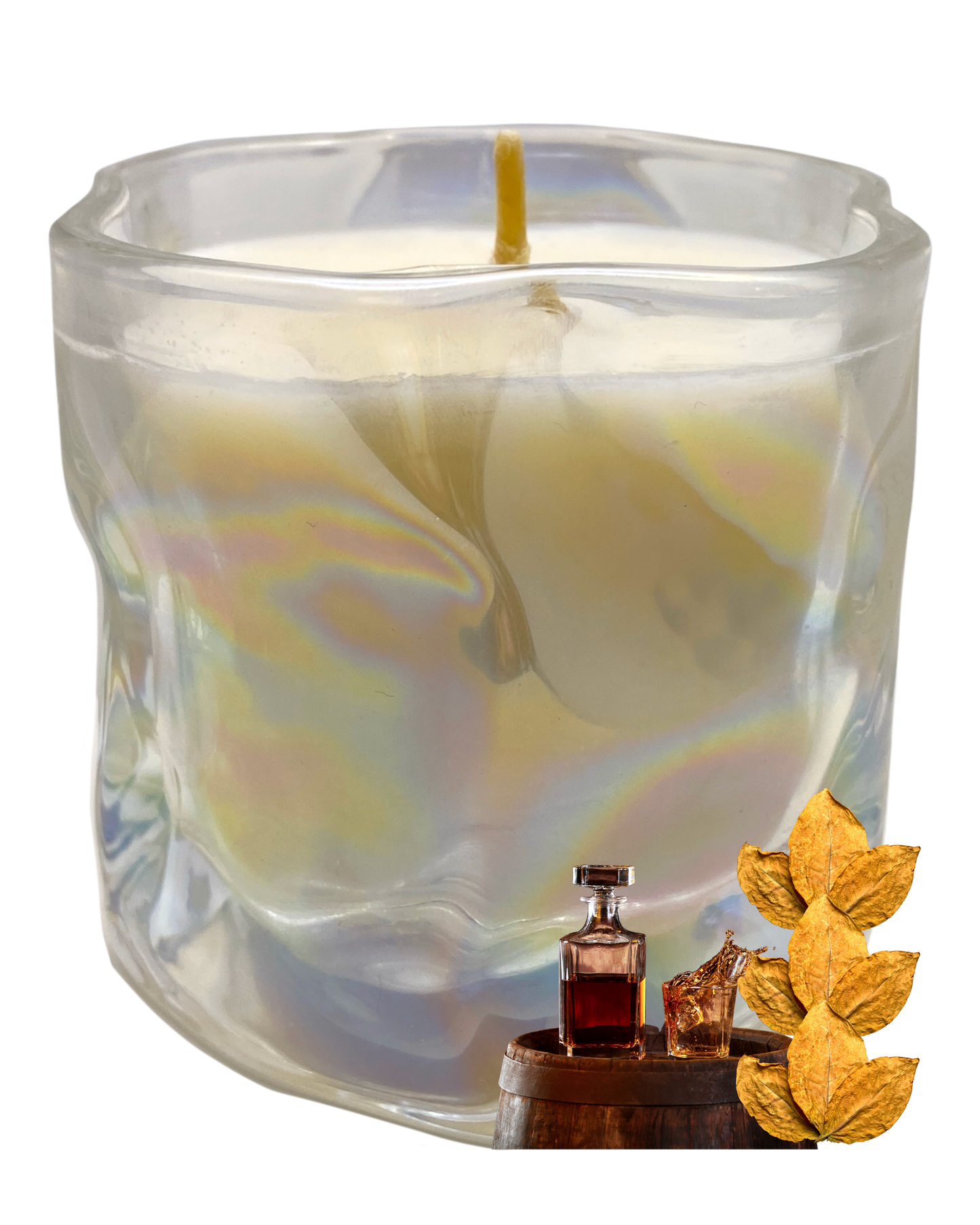 WildCard Candle: Tobacco & Bourbon Scent by GlitterWicks