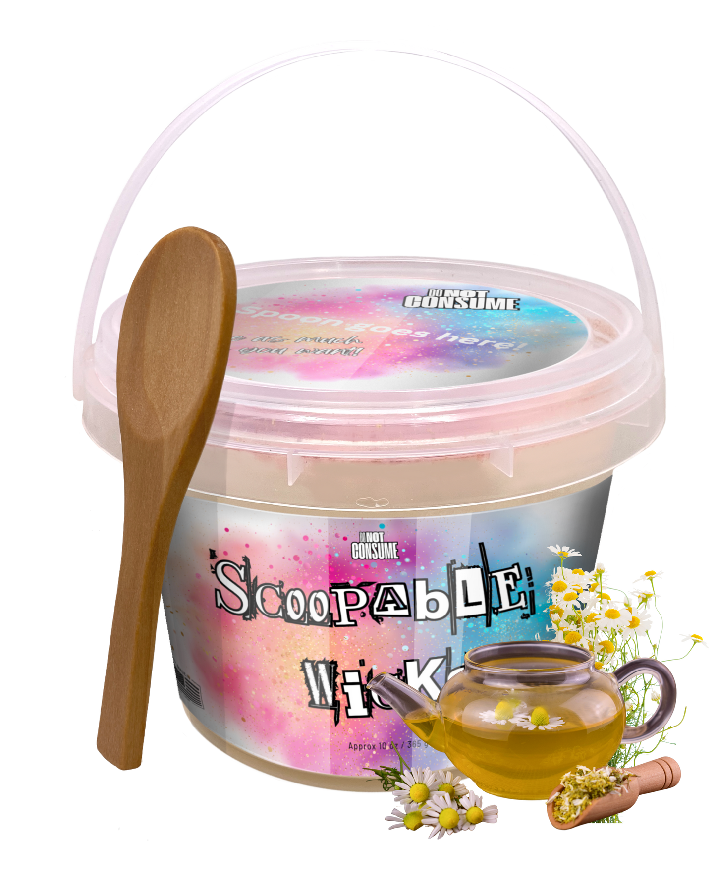 Warming Your Soul Scoopable Wax: Chamomile Tea Scent by GlitterWicks