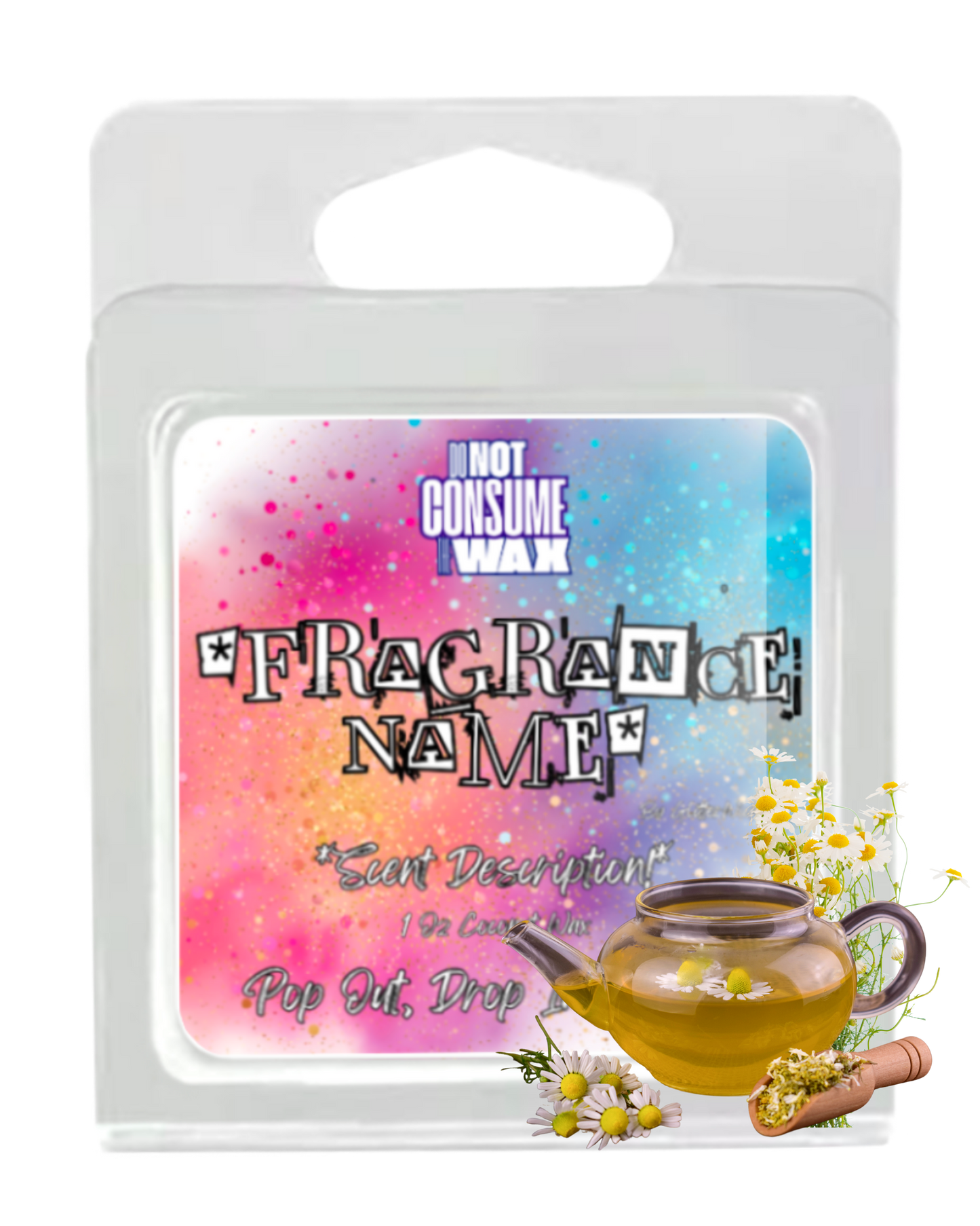 Warming Your Soul Mini Wax Melt: Chamomile Tea Scent by GlitterWicks