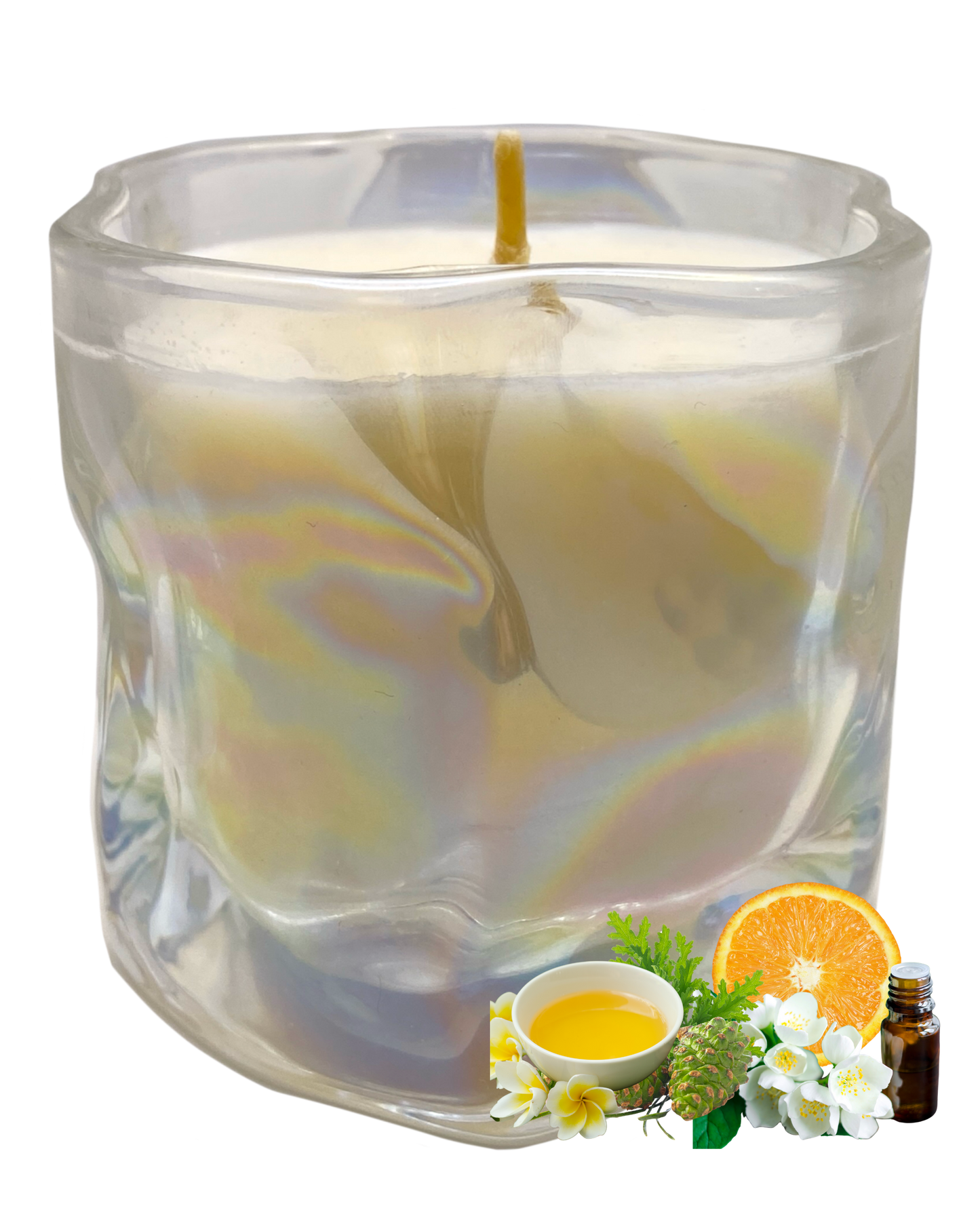 Bug Off Candle: Citronella & Orange Scent by GlitterWicks