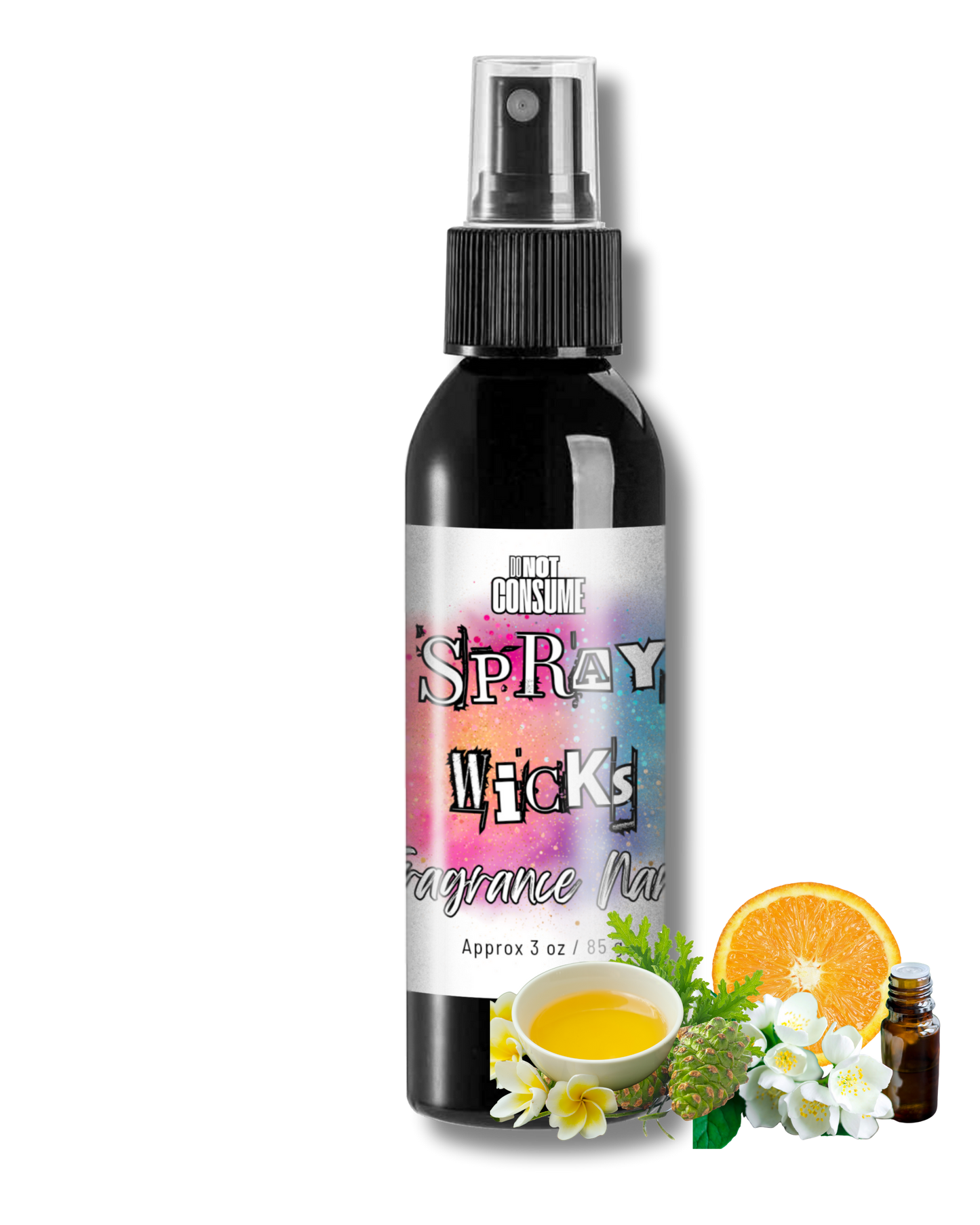 Bug Off Room/Linen/Body Spray: Citronella & Orange Scent by GlitterWicks