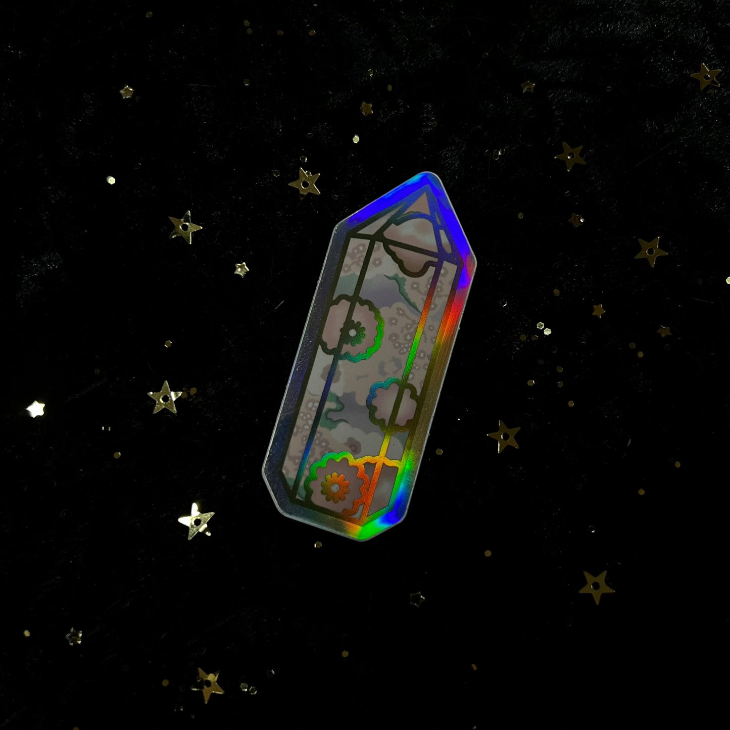 Crystal Holo Sticker - GlitterWicks