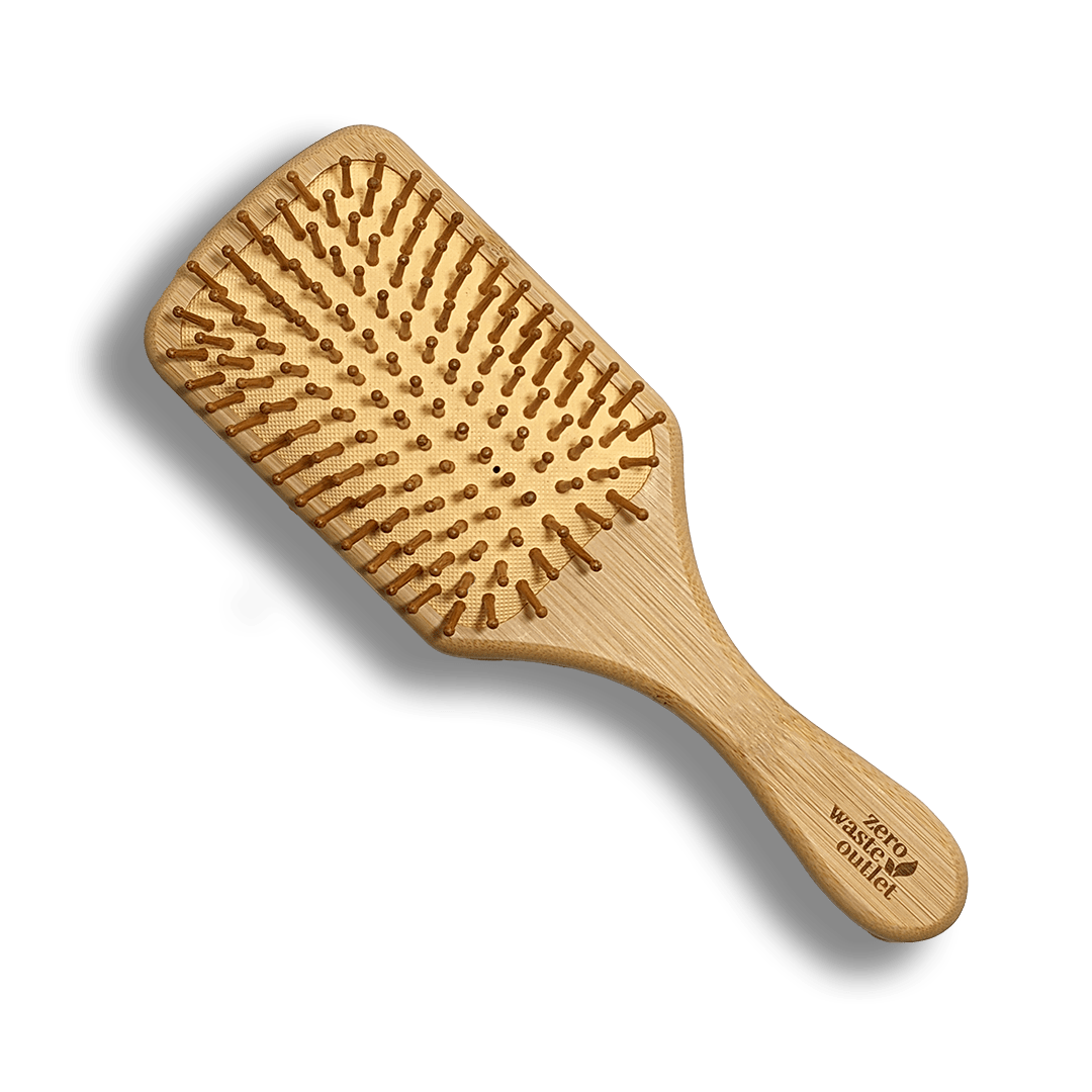 Large Paddle Style Bamboo Hairbrush