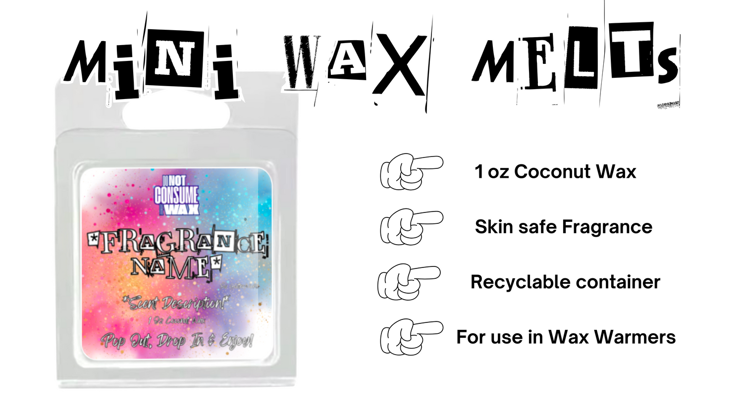 Mini Wax Melts - Mini, Cute and Meltable!