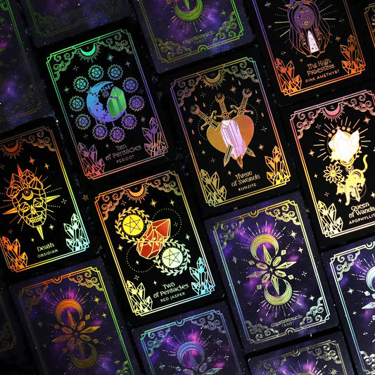 MINI Gold Crystalstruck Tarot© Card Deck