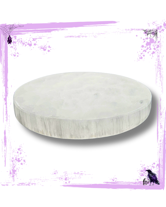Selenite - Crystal Charging Plate