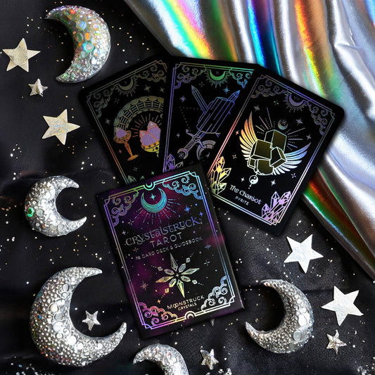 MINI Silver Crystalstruck Tarot© Card Deck