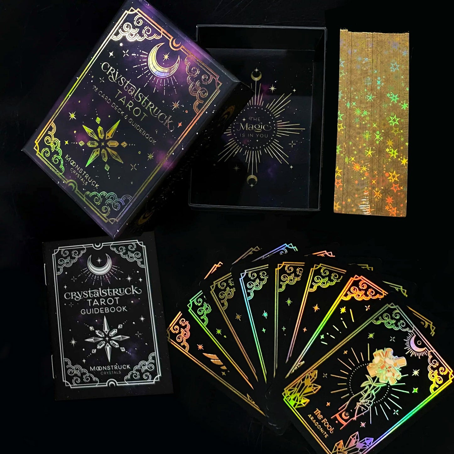 MINI Gold Crystalstruck Tarot© Card Deck