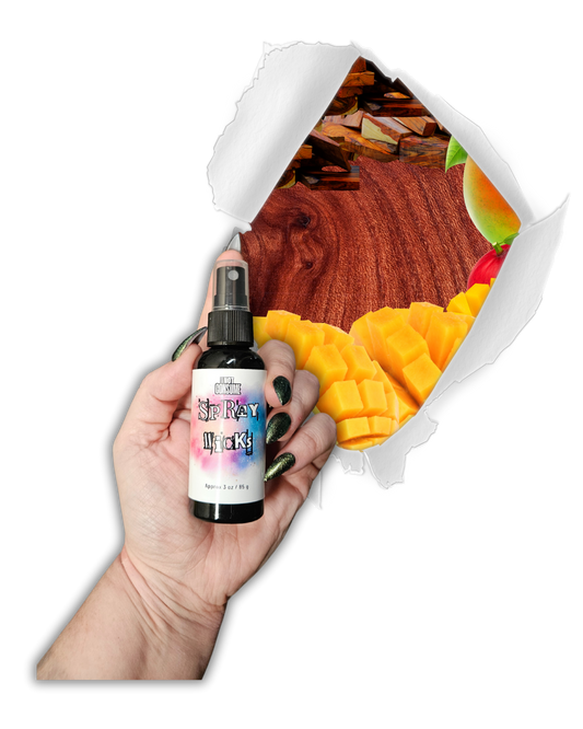 Chronos Room/Linen/Body Spray: RoseWood & Mango Scent by GlitterWicks