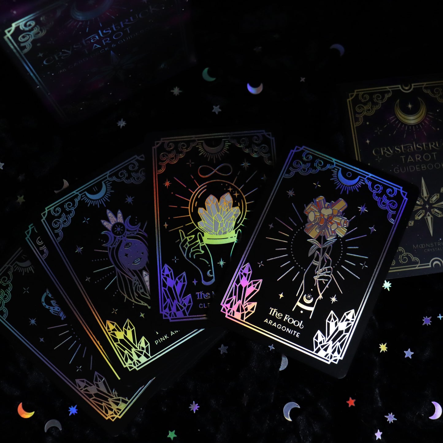 MINI Silver Crystalstruck Tarot© Card Deck