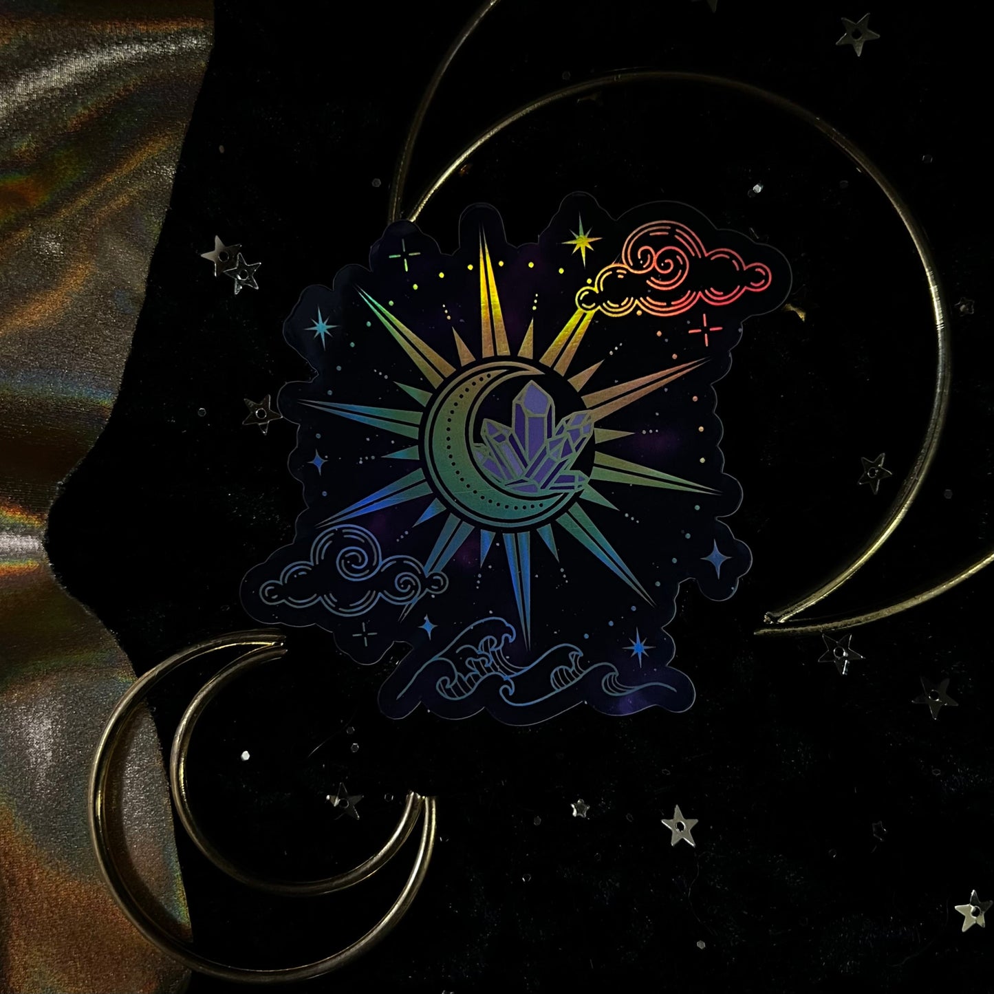 Crystalstruck Tarot© Holo Stickers