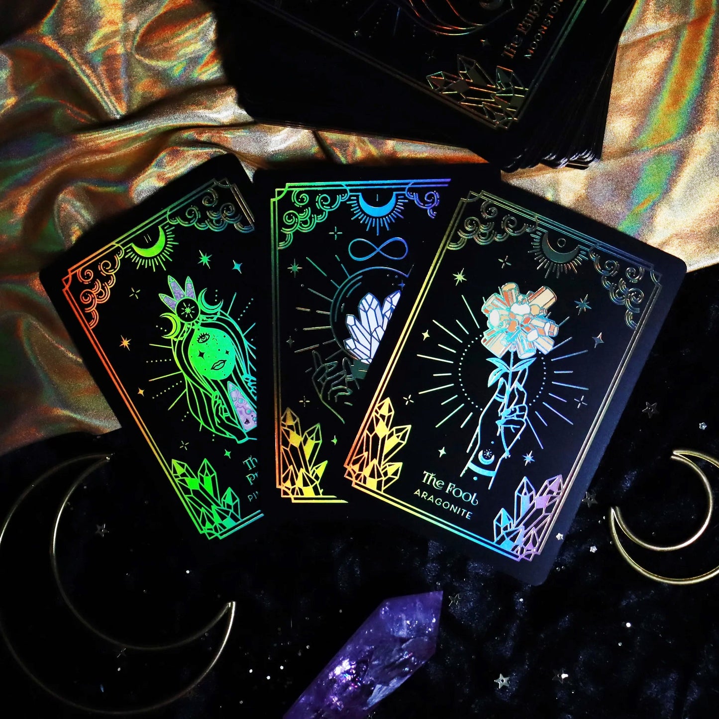 MINI Gold Crystalstruck Tarot© Card Deck