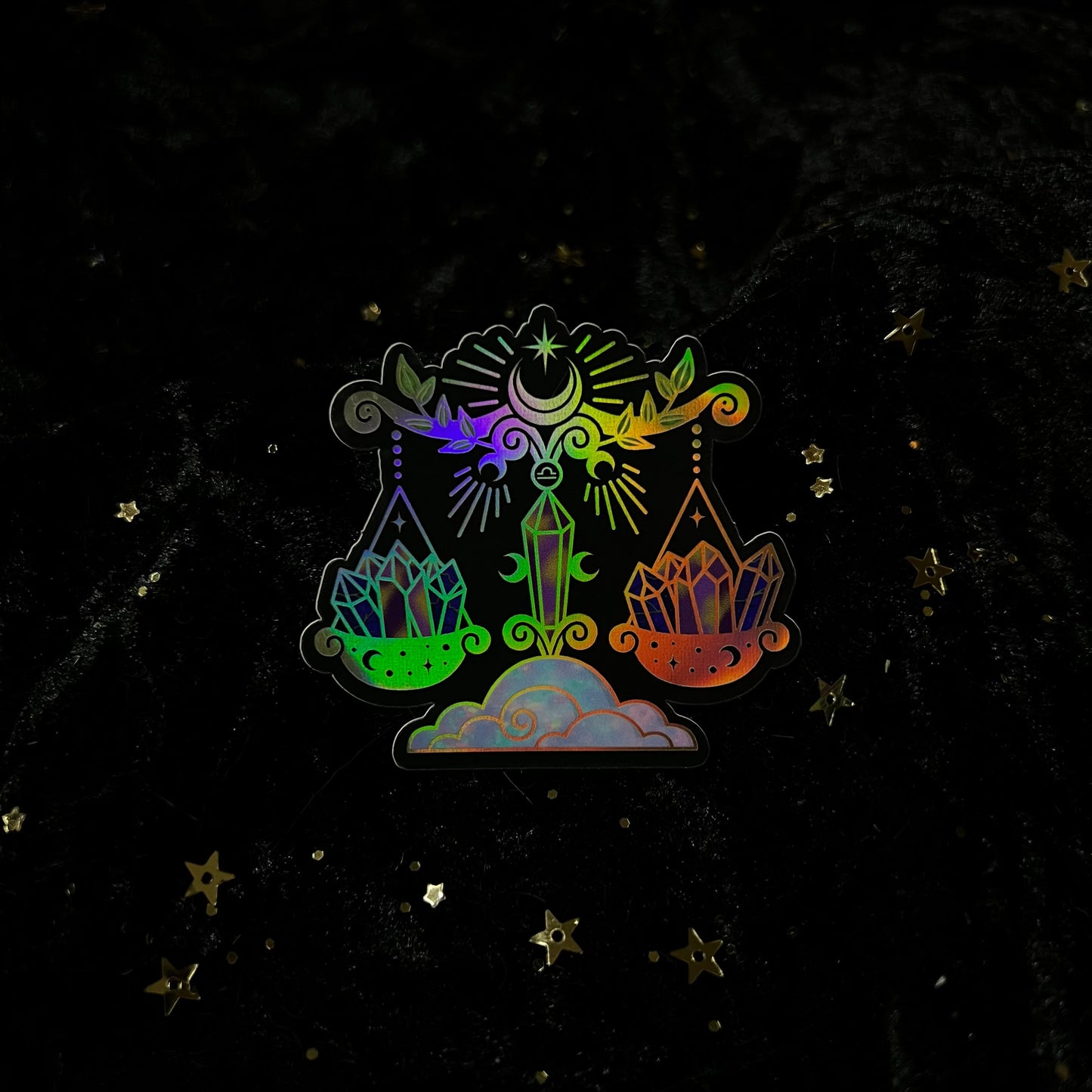 crystals for the zodiacs sticker