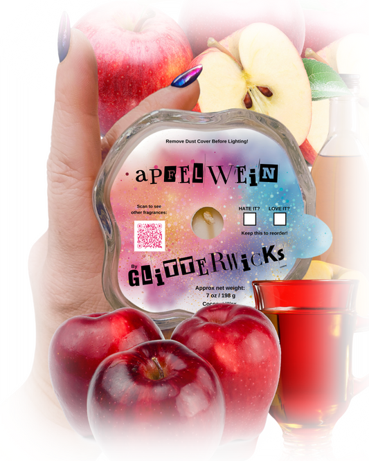 Apfelwein Candle: Apple Cider Scent by GlitterWicks