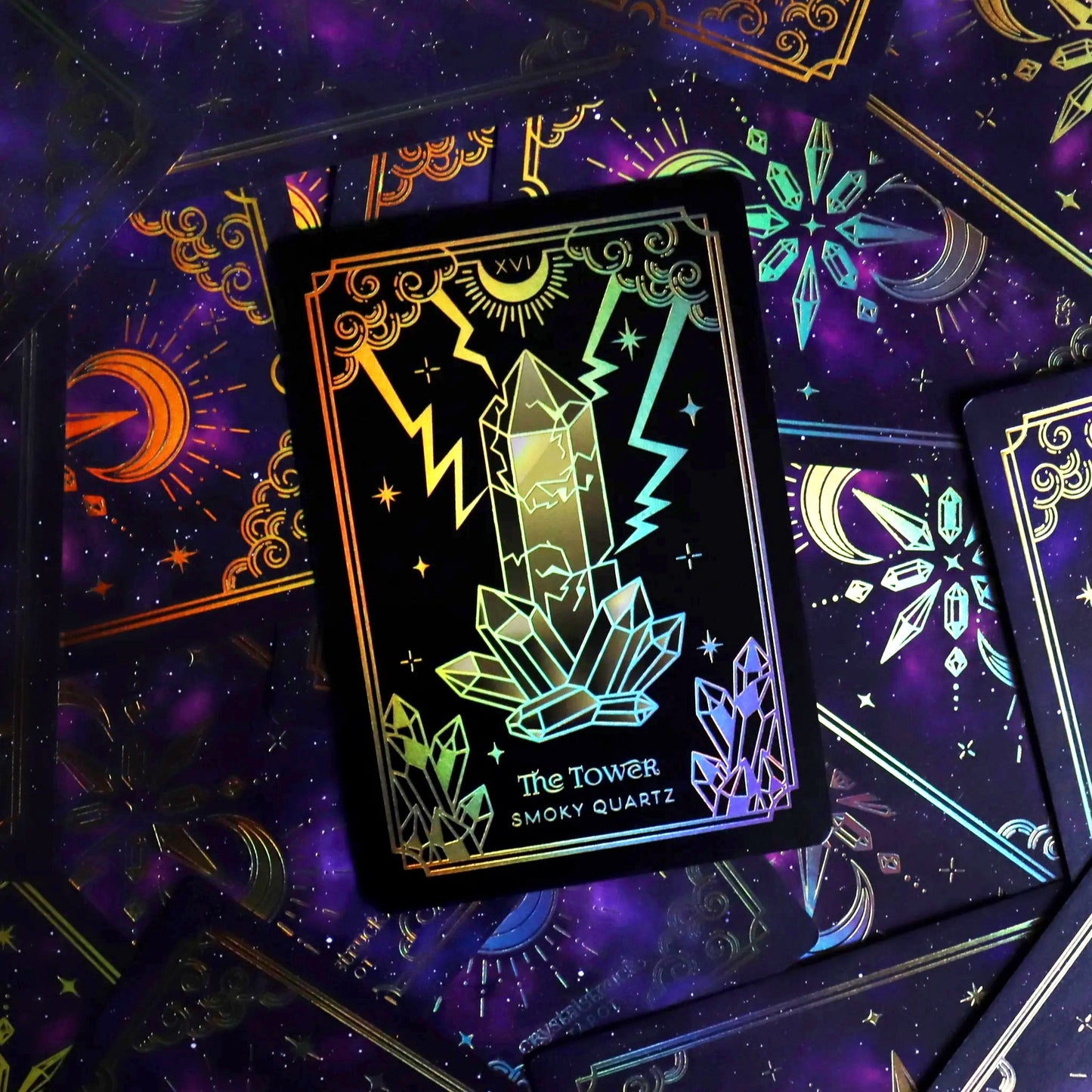 MINI Gold Crystalstruck Tarot© Card Deck