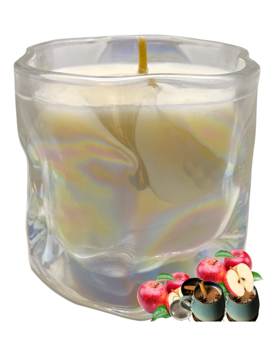Bon Apple Tea Candle: Apple Chai Tea Scent by GlitterWicks
