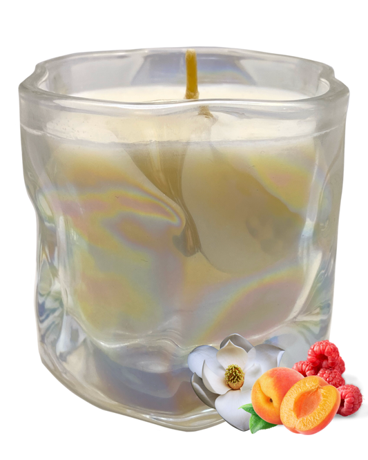 Sweet Magnolia Candle: Magnolia, Peach & Raspberry Scent by GlitterWicks