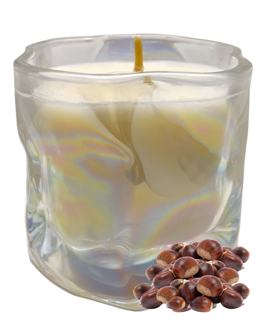 Cozy Comfort Candle: Sugared Chestnuts Scent by GlitterWicks