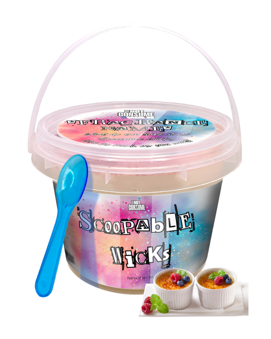 Crunchy Custard Scoopable Wax: Creme Brulee Scent by Glitterwicks